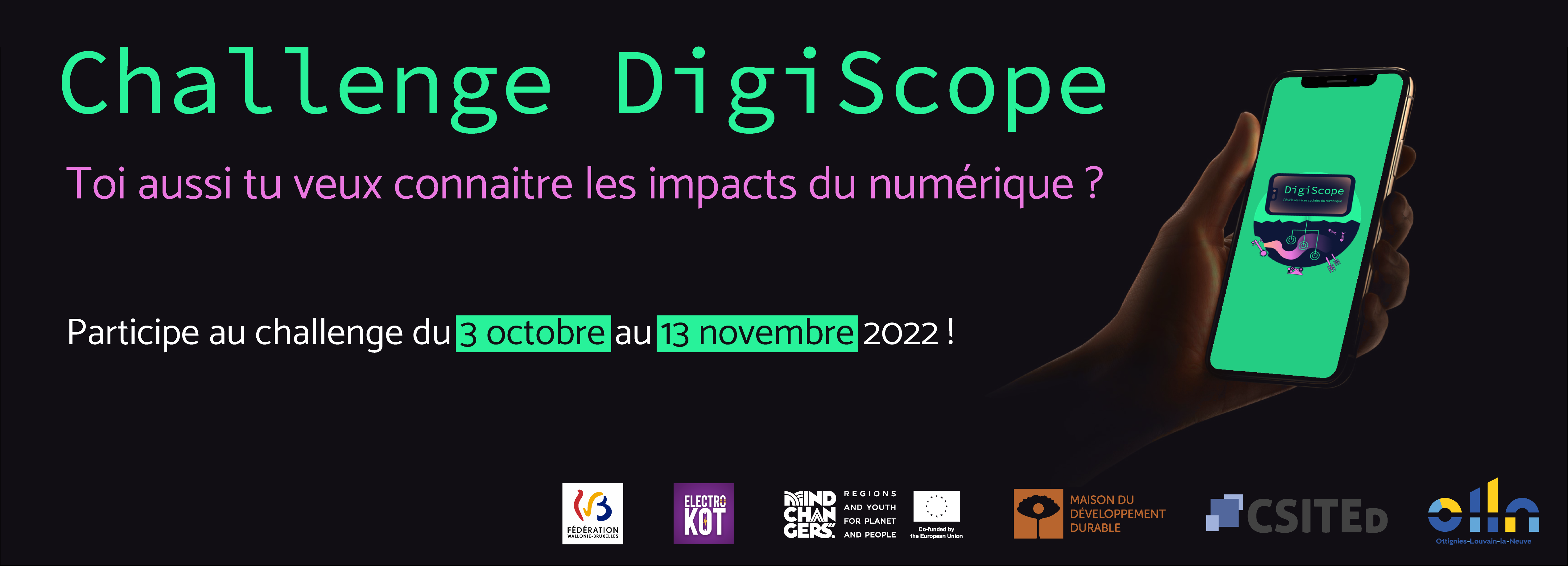 Challenge DigiScope 2022 banner
